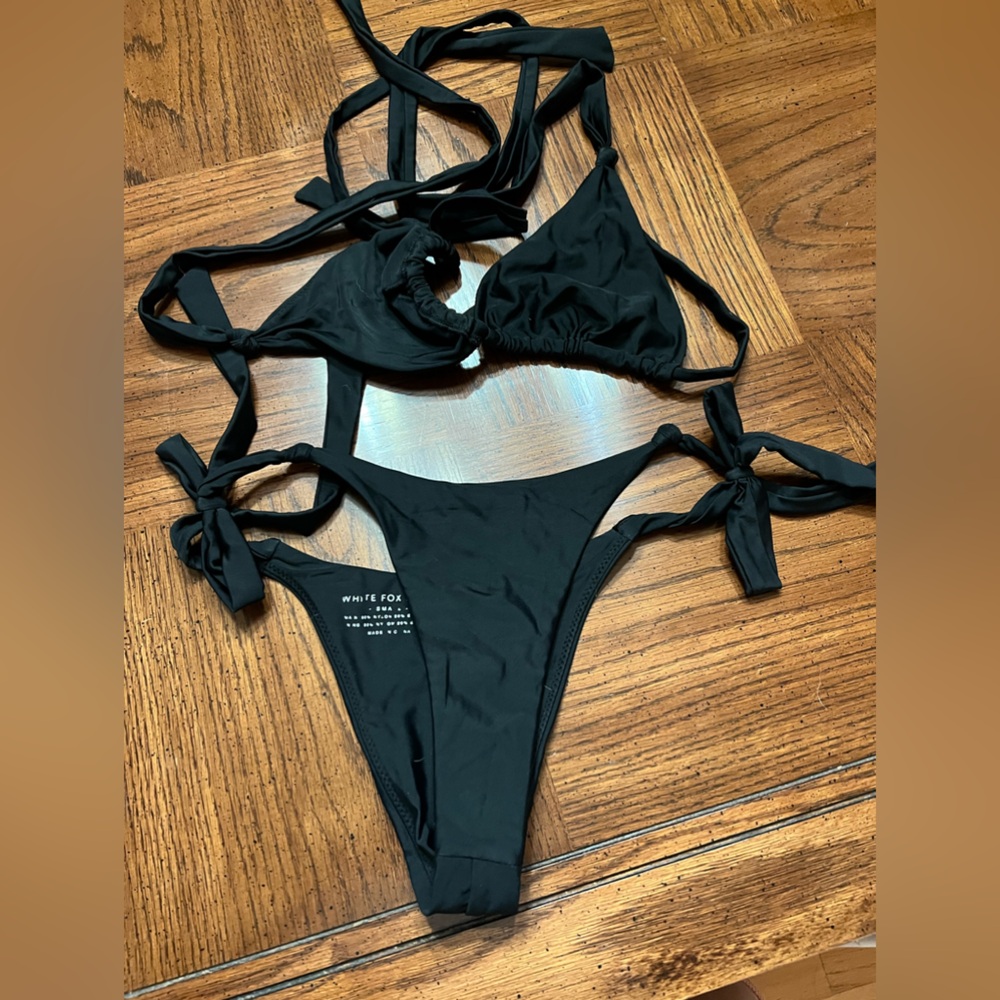 White fox bikini